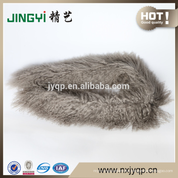 Wholesale Beautiful Ningxia Tibet Curly Sheepskin Fur Scarf